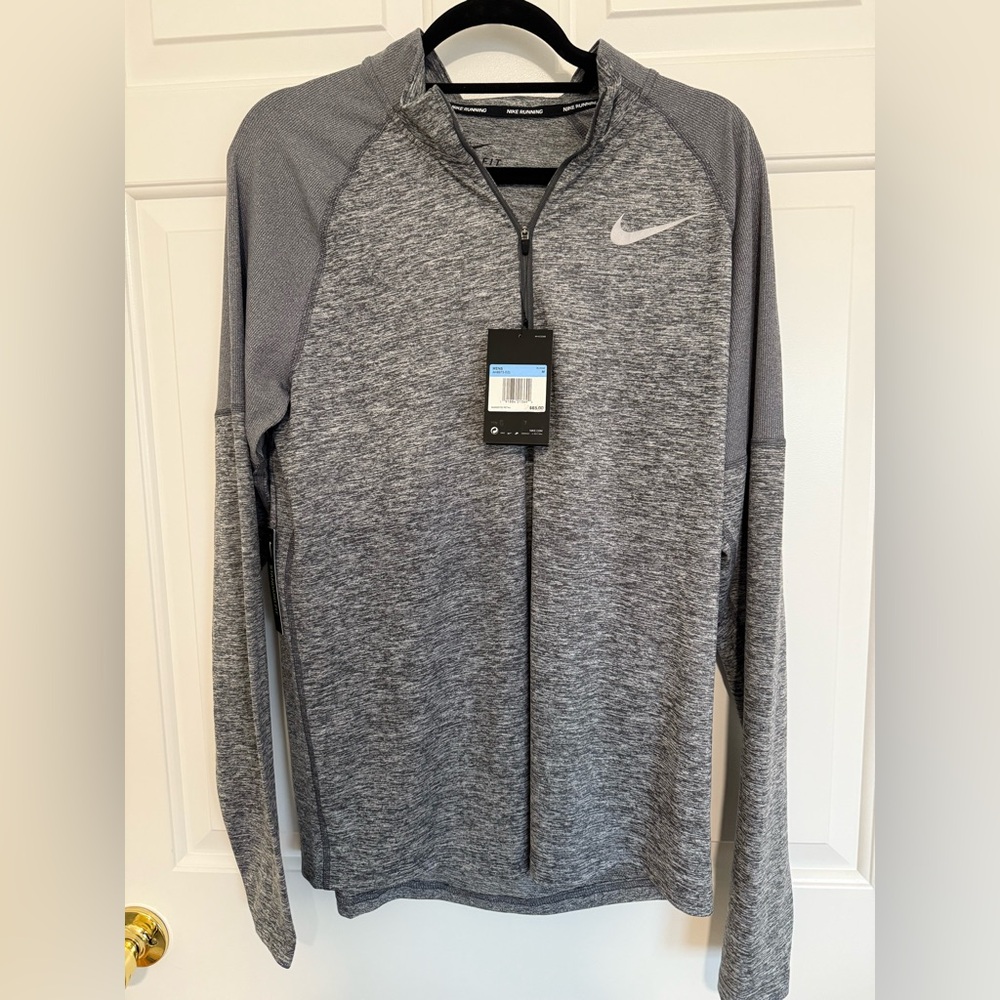 BRAND NEW! Nike Heathered Gray Men’s Running Jacket